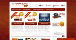 Desktop Screenshot of himalayanbowls.com